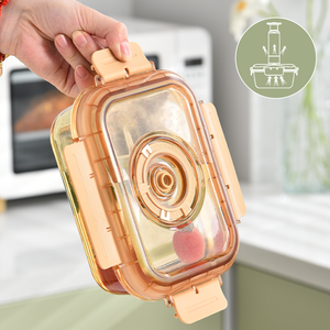 Thủy tinh thực phẩm lưu trữ container cầm tay chân không con dấu thực phẩm lưu trữ container - Product Image 4