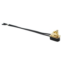 Interrupteur à bascule doré plaqué or 6A 125V avec câblage