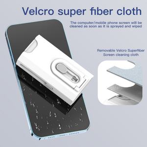 Kit de nettoyage de clavier 8 en 1, support de téléphone, stylo de nettoyage pour écouteurs, pour Airpod 1 2 3, outil de nettoyage pour ordinateur/MacBook/iPad - Product Image 3