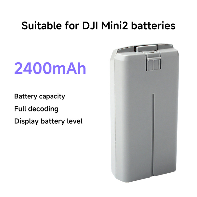 New Arrival Flight Battery for DJI Mavic Mini 2 2SE 4K Drones 2400mAh Intelligent Spare Rechargeable Quadcopter Battery in Stock