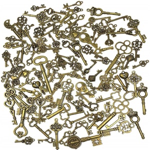 Abrelatas Retro de Bronce, Llaves de Esqueleto Vintage, Recuerdos para Fiestas de Boda, Amuletos de Metal Punk Zakka, Regalos, Abrebotellas con Llave - Product Image 6