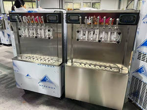 5/7 Sabores Tamaño grande Cinco Taylor Máquina de helados de yogur congelado Servicio suave a la venta - Product Image 5