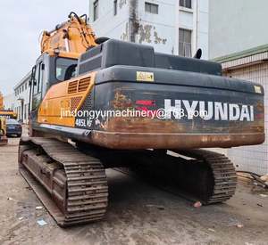 Excavadora de Orugas Hyundai 485L Usada en Excelentes Condiciones con Motor Cummins, Alta Potencia de Excavación, en Venta - Product Image 2