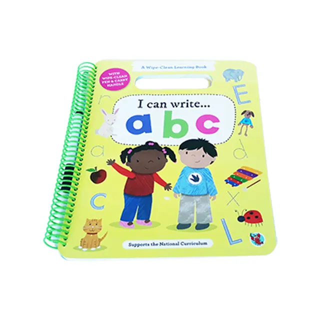 Chinese factories wholesale infant learning books customized children's early education learning books erasable books