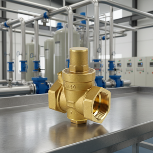 Vanne de réduction de pression hydraulique en laiton forgé AULANS Y1T pour la régulation de l'<span class=keywords><strong>eau</strong></span> du robinet au sol, vanne à piston <span class=keywords><strong>d</strong></span>'ingénierie - Product Image 2