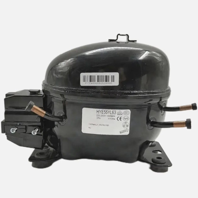 Huayi/Cubigel Fridge Compressor HYE55YL63 Refrigerator Compressor Compatible with R134a Environmentally Friendly Refrigeration