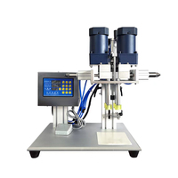 Machine de bouchage de bouteilles à commande numérique avec fonction de comptage, bouchonneuse à vis programmable pour la production de petites séries