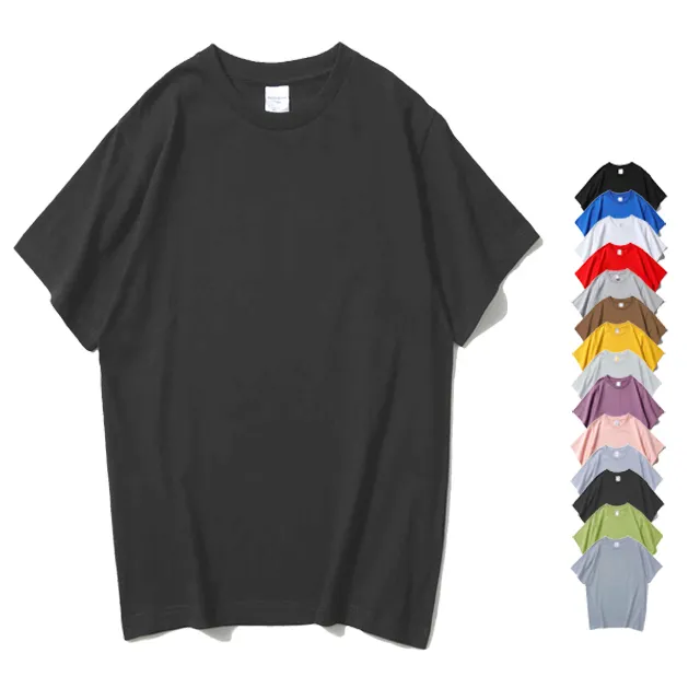 Großhandel Männer Baumwolle Übergroße T-Shirts Plain Blank T-Shirts Benutzer definierte Plus Size Druck Polyester Overs ize T-Shirt