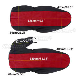 2 housses de siège avant pour voiture, housses de siège automobile, coussin de siège pour Ford Ranger 60/40 Highback 1998-2003 - Product Image 6