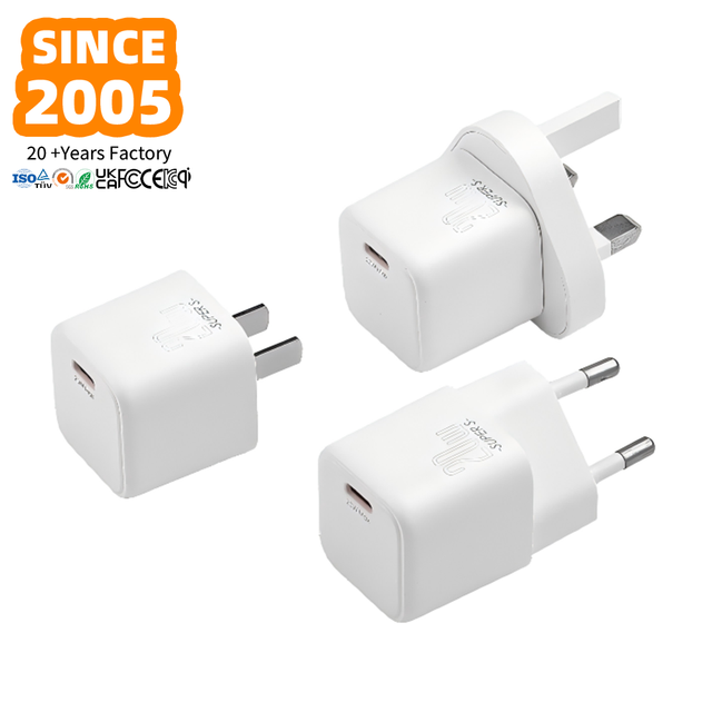 China Hot Sale 20W USB C Fast Charger PD Compact Portable Travel Wall Plug Adapter Compatible for iPhone Tablet Laptop