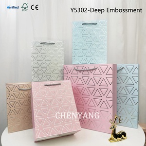 Sacs en papier biodégradables de luxe pour bijoux pakistanais, sacs transparents personnalisés pour femmes, boîtes secrètes tendance - Product Image 2