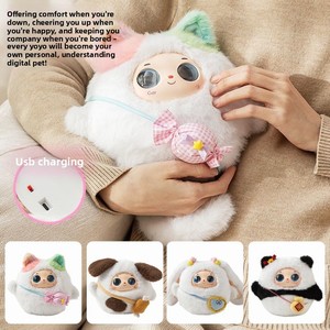 <span class=keywords><strong>Robot</strong></span> <span class=keywords><strong>de</strong></span> Peluche Yuan <span class=keywords><strong>Yo</strong></span>, Juguete Inteligente con IA, Diálogo Inteligente, Ojos LCD, Carga USB, Muñeca Parlante, Popular - Product Image 5