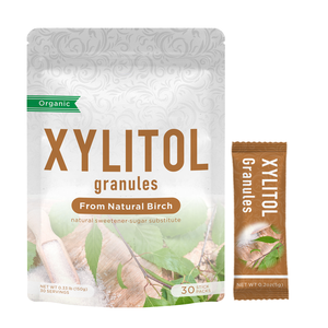 Vitahealthy OEM/ODM Marque distributeur Poudre de granulés de <span class=keywords><strong>xylitol</strong></span> Poudre d'arôme de <span class=keywords><strong>xylitol</strong></span> pure naturelle et biologique de qualité alimentaire - Product Image 1