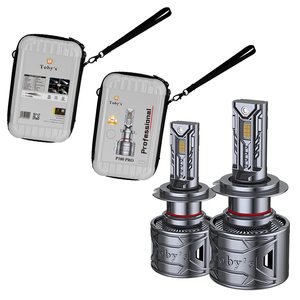 Ampoules LED pour voiture TOBYS Brand P100 PRO H4 H7 H11 9005 9006, trois couleurs et clignotantes, avec garantie de 2 ans - Product Image 1