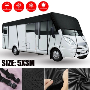 2100D caravane <span class=keywords><strong>camping</strong></span>-<span class=keywords><strong>car</strong></span> toit housse <span class=keywords><strong>de</strong></span> <span class=keywords><strong>protection</strong></span> <span class=keywords><strong>Protection</strong></span> bâche étanche 26 pièces ceintures coupe-vent pour caravane RV - Product Image 2