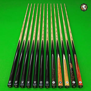 Queue de billard Maximus faite à la main, importée de Thaïlande, manche en bois de frêne blanc, embout fin. - Product Image 1
