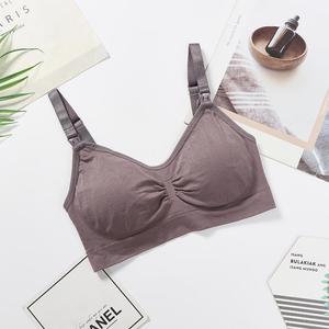 Reggiseni <span class=keywords><strong>Allattamento</strong></span> <span class=keywords><strong>Senza</strong></span> <span class=keywords><strong>Spalline</strong></span> Traspiranti all'Ingrosso, Stile Quotidiano, Intimo Premaman Lavorato a Maglia per Donne in Gravidanza, <span class=keywords><strong>Reggiseno</strong></span> per <span class=keywords><strong>Allattamento</strong></span> - Product Image 3