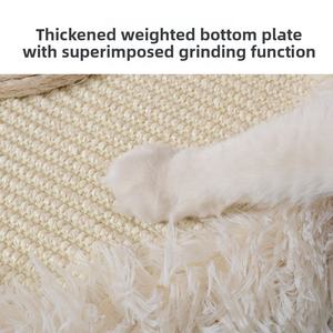 עץ חתול רב מודרני עם חתול בית חתול משולב לעמוד גדול טיפוס קופץ קפיצות שריטות קרטון צעצוע - Product Image 3