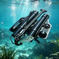 ROV Submarino Portátil con Función de Captura de Peces, Detector de Sonar en Tiempo Real, Cámara de Video Subacuática HD, para Pesca y Estudios Marinos