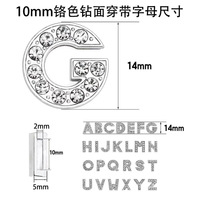 Accessoires de collier faits main en alliage et diamant, avec lettres anglaises majuscules, symboles, patte de chat, amour et motifs animaux de compagnie, pour bijoux DIY