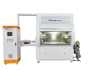 Comprehensive solution fully automatic spraying painting booth machinery for wood/carved pattern furniture design lacquering