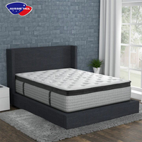 Matelas de qualité supérieure pour hôtel moderne, taille Queen, tissu doux, épaisseur personnalisée, garantie 10 ans, matelas à ressorts ensachés