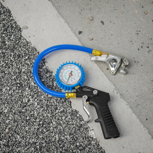 High Precision Digital Tire Pressure Gauge Large Blue Screen 4 Unit Display 2.5% Error for Truck RV Fleet Vans - Product Image 3