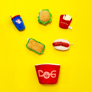 FishPrincess 2025 çevre dostu köpek oyuncaklar dayanıklı interaktif peluş gıcırtılı gıda şekilli çiğnemek oyuncaklar çin'den sıcak satış ithalat - Product Image 4