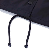Logo personnalisé Polyester Nylon imperméable coupe-vent entraîneurs veste hommes concepteur en plein air décontracté mode Streetwear veste de travail