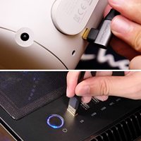 Câble USB 3.1 Gen1 à 90 degrés CableCreation, prix usine, coque en aluminium, transfert de données 5 Gbps, pour jeux VR