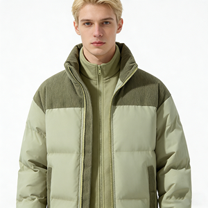 Chaqueta de Invierno para Hombre, Cálida para el Traslado Diario, con Costuras Elegantes, Estilo Casual, Corte Holgado, Chaqueta Bomber - Product Image 2
