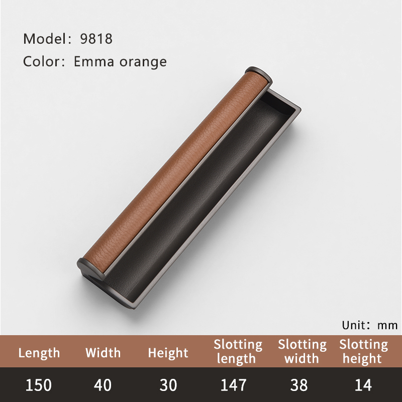 9818 Emma Orange-150 mm/5,91" de longueur
