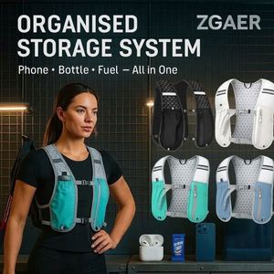 Lightweight Fashion Nylon Waterproof Outdoor Sport Cycling <b>Backpack</b> Breathable Running Vest Phone Holder <b>Hydration</b> <b>Backpack</b> - Product Image 5