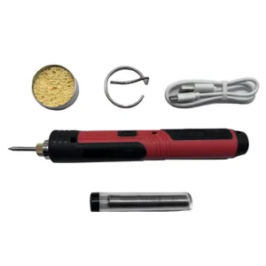 New Arrival Portable Use Tool Rechargeable USB 20s-60s Quick Heaters Electric Soldering Iron With Holder