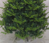 Arbre de Noël Artificiel Réaliste en PE/PVC, Vert Intégral avec Aiguilles Mixtes, pour Décoration de Fêtes (Vente en Gros)