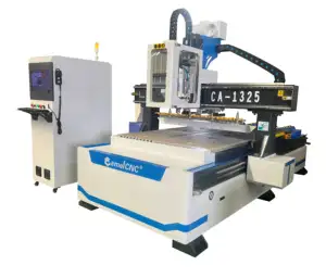 Roteador CNC CA-1325 ATC padrão de máquina personalizado com troca automática de ferramentas