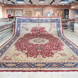 12x18ft grand Perth Royaume-Uni turc Antique personnalisé fait à la main Style moderne tapis de soie persan