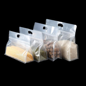 Échantillon Gratuit, Sans MOQ, En Stock pour Magasin : Sachet Octogonal Transparent Autoportant avec Fermeture Éclair Latérale et Poignée pour Fruits Secs et Céréales - Product Image 6
