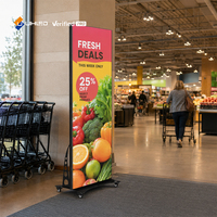 Écran LED d'intérieur UHLED, affichage couleur, affiche LED, écran sur pied P2 P2.5, écran LED pour affiche