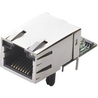 MiiNePort E1 Conector Ethernet RJ45, Servidor de Dispositivos Integrado, Interfaz de Red Industrial, Montaje a Montaje Pasante