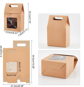 Scatole Creative in Carta Kraft per Alimenti, Confezioni in Cartone per Dolci, Cioccolato e Alimenti - Product Image 5