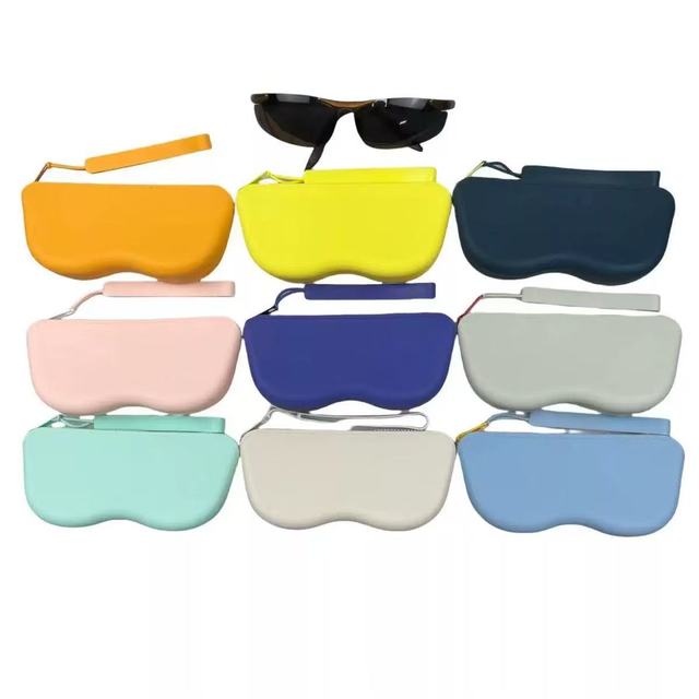 Durable Silicone Eyeglasses Case Portable Travel Sunglasses Box Protective Storage Container Manufacturer