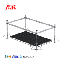 Structure d'exposition portable en alliage d'aluminium 389x389, montage facile