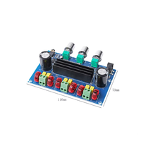 Carte d'amplificateur de puissance numérique sans fil XH-A305 TPA3116D2 5.0, niveau HIFI, stéréo 2.1, 100W+50W*2