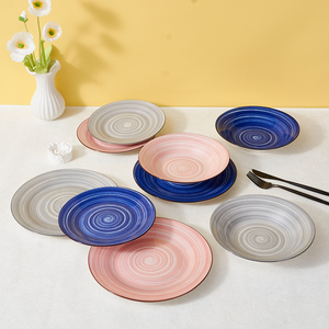 Thương mại trắng sứ cổ điển Vòng bữa ăn tối tấm cắt phục vụ thiết lập với máy rửa chén & lò vi sóng an toàn cho các bên - Product Image 4