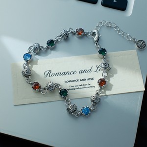 Bracciali Placcati Oro 18k PVD, Braccialetti in Resina alla Moda, Abalorio Para <span class=keywords><strong>La</strong></span> Fabricacion De Pulseras, Bracciale Cubano in Argento 925 - Product Image 1