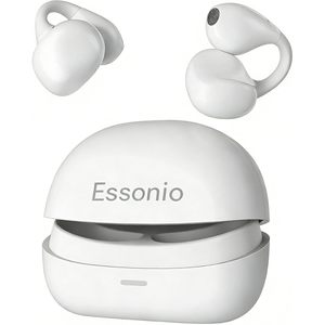 Audífonos Inalámbricos de Conducción Ósea Essonio, Bluetooth 6.0, Sonido Estéreo, Ligeros, Deportivos, Blancos - Product Image 1