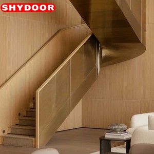 Rampe d'escalier en <span class=keywords><strong>cuivre</strong></span> sur mesure de luxe pour les travaux d'ingénierie de construction résidentielle haut de gamme - Product Image 6