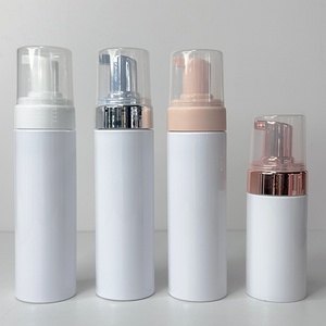 High End Cosmetic Round White Silver Gold Airless <b>Pump</b> <b>Bottles</b> 30g 50g 15ml 30ml 50ml 100ml Acrylic Cosmetic Package Container - Product Image 1
