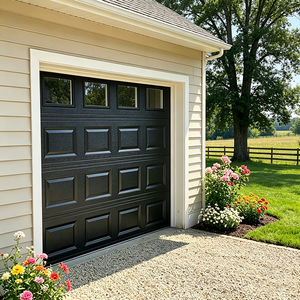 <span class=keywords><strong>Porte</strong></span> de <span class=keywords><strong>garage</strong></span> roulante sans cadre à miroir, durable, en matériau résistant à l'usure, faible coût d'entretien pour usage domestique quotidien - Product Image 1